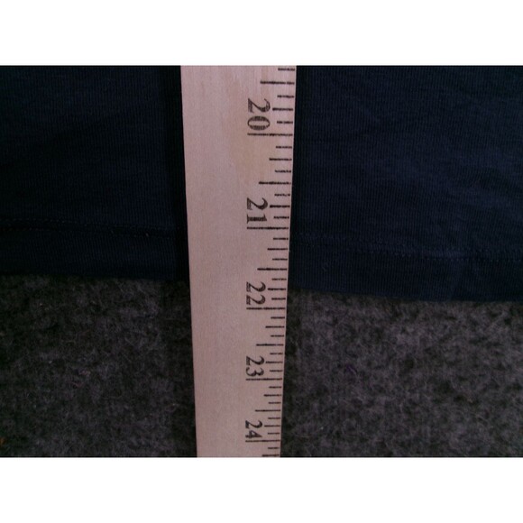 Basics Top Women Small Navy Base Layer Capsule Turtleneck Slim Fit Preppy Day - Picture 5 of 8